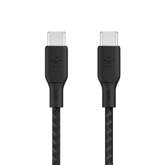 USB-C to USB-C Cable 100W, Black, hi-res